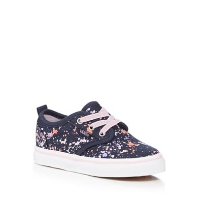 Vans Girls' navy 'Atwood' slip-on trainers